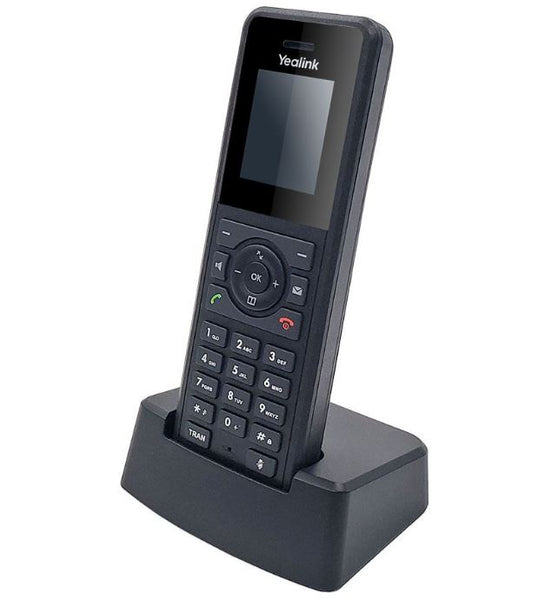 Yealink W77P High-Performance IP DECT Solution including W57R Rugged Handset And W70B Base Station / Up To 20 Simultaneous Calls / Noise Cancellation