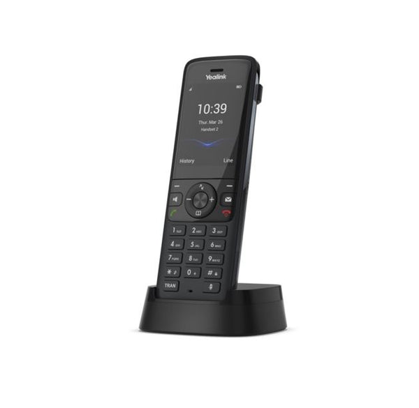 Yealink W78P Wireless DECT Phone System Solution including W70B Base Station and 1x W78H Handset / Scalable solution / optimised wireless communication