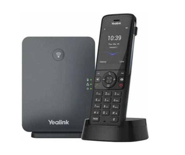 Yealink W78P Wireless DECT Phone System Solution including W70B Base Station and 1x W78H Handset / Scalable solution / optimised wireless communication