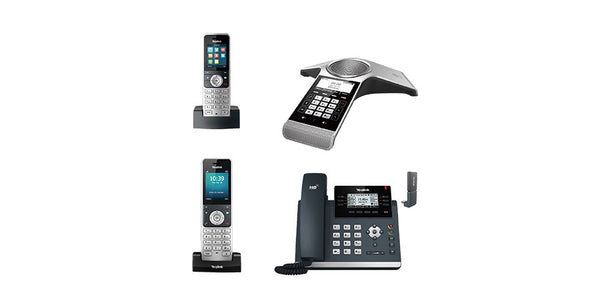 Yealink W80-BDL Bundle DECT IP Multi-Cell System / 2x W80B & 1x W80-DM / The system supports up to 100 handsets and 100 simultaneous calls