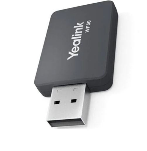 Yealink WF50 V1 Dual Band WiFi USB Dongle - SIP-T42U/T43U/T46U/T48U/T53 IP Phone / High Transmission Rate