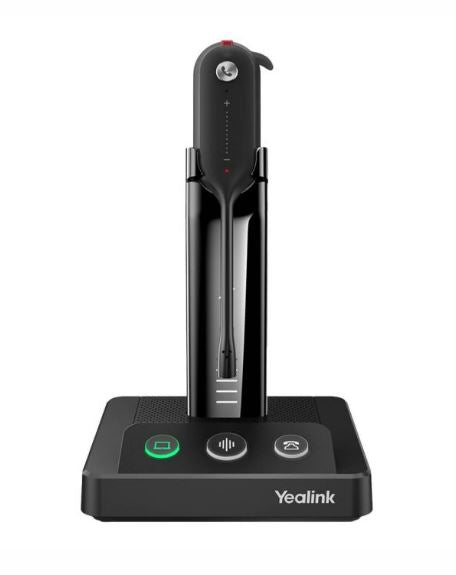 Yealink WH63 Teams Convertible DECT Wireless Headset / Busylight On Headset /2x microphones / HD Voice /Noise Killer / UC platform /MicrosoftTeams Certified