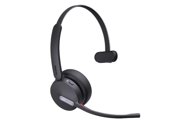 Yealink WH64 Hybrid MonoTeams DECT Wireless Headset / DECT & Bluetooth Hybrid Wireless Technology / 3-Mic Noise Cancellation / Teams / Dongle WDD60