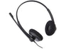 Yealink YHS34 Dual Wired Headset with QD to RJ Port / Noise-Canceling Headset / Binaural Ear / RJ9 / QD Cord / Leather Ear Piece / Hearing Protection