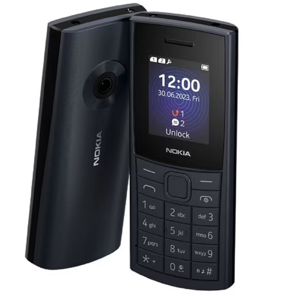 Nokia 110 4G 128MB - Midnight Blue (1GF018NPE1L01)*AU STOCK* 1.8" 48MB/128MB Dual SIM 1450mAh 2YRW