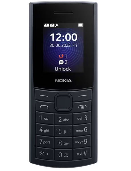 Nokia 110 4G 128MB - Midnight Blue (1GF018NPE1L01)*AU STOCK* 1.8" 48MB/128MB Dual SIM 1450mAh 2YRW