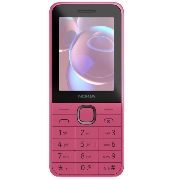 Nokia 225 4G Pink(1GF025FPC2L05)*AU STOCK* 2.4"  64MB/128MB 0.3MP Dual SIM 1150mAh Removable Bluetooth v5.0 2 Years Warranty