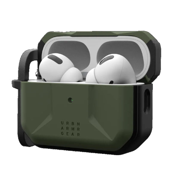 UAG Civilian Apple Airpods Pro (2nd Gen) Rugged Case - Olive Drab (104124117272) DROP+ Military Standard Weather-Resistant 10 Years Warranty