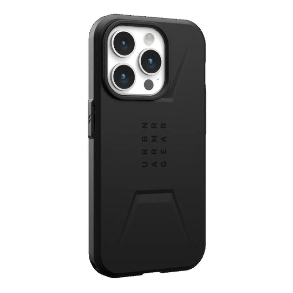 UAG Civilian Magsafe Apple iPhone 15 Pro (6.1") Rugged Case - Black (114275114040) 20ft. Drop Protection(6M)Raised Screen Surround10 Years Warranty