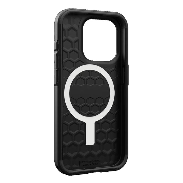 UAG Civilian Magsafe Apple iPhone 15 Pro (6.1") Case - Black (114275114040) 20ft. Drop Protection (6M) Raised Screen Surround Armor Shell