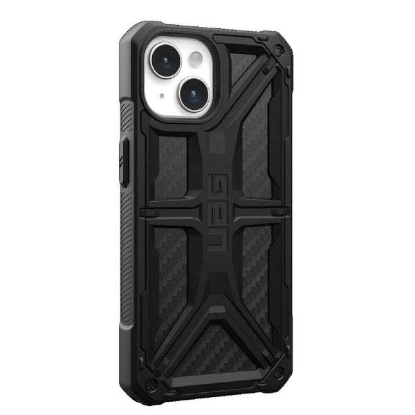 UAG Monarch Apple iPhone 15 (6.1") Case - Carbon Fiber (114289114242) 20ft. Drop Protection(6M) 5 Layers Protection Tactical Grip