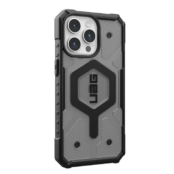 UAG Pathfinder MagSafe Apple iPhone 15 Pro Max (6.7") Rugged Case - Ash (114301113131) 18ft. Drop Protection (5.4M) Tactical Grip 10 Years Warranty