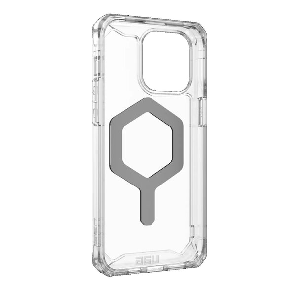 UAG Plyo MagSafe Apple iPhone 15 Pro Max (6.7") Rugged Case - Ice/Silver(114305114333)16ft. Drop Protection (4.8M) 10 Years Warranty