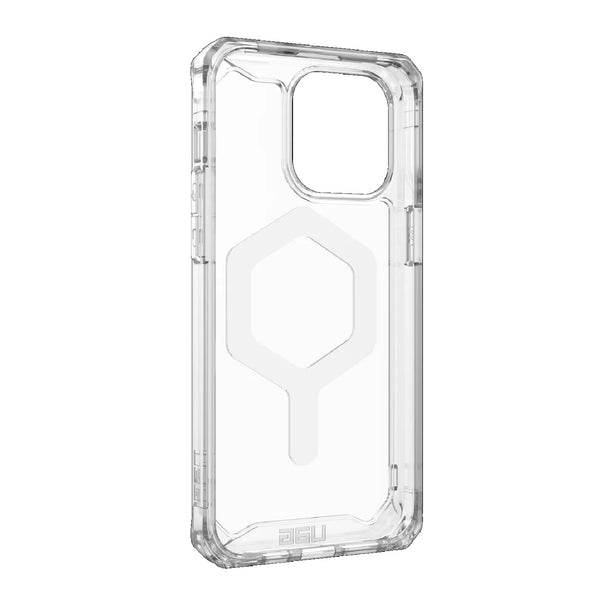 UAG Plyo MagSafe Apple iPhone 15 Pro Max (6.7") Rugged Case - Ice/White(114305114341)16ft. Drop Protection (4.8M) 10 Years Warranty