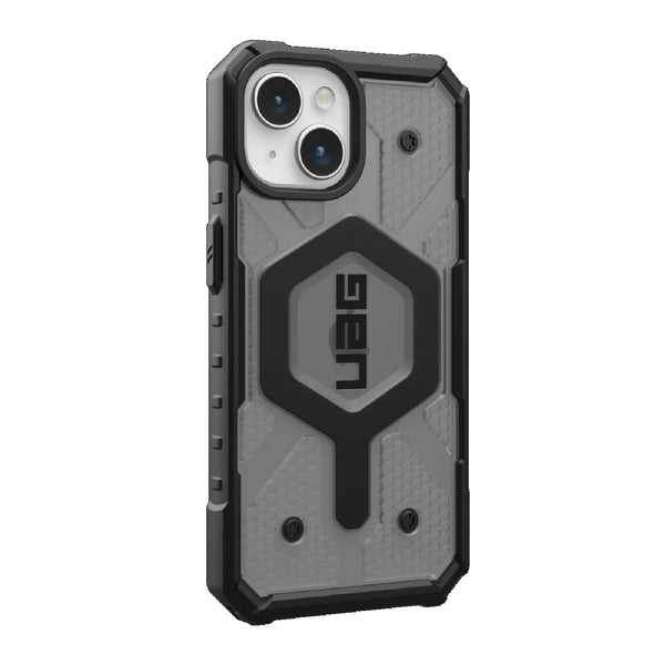 UAG Pathfinder MagSafe Apple iPhone 15 (6.1") Case - Ash (114358113131)18ft.Drop Protection (5.4M)Tactical GripRaised Screen SurroundArmored Shell