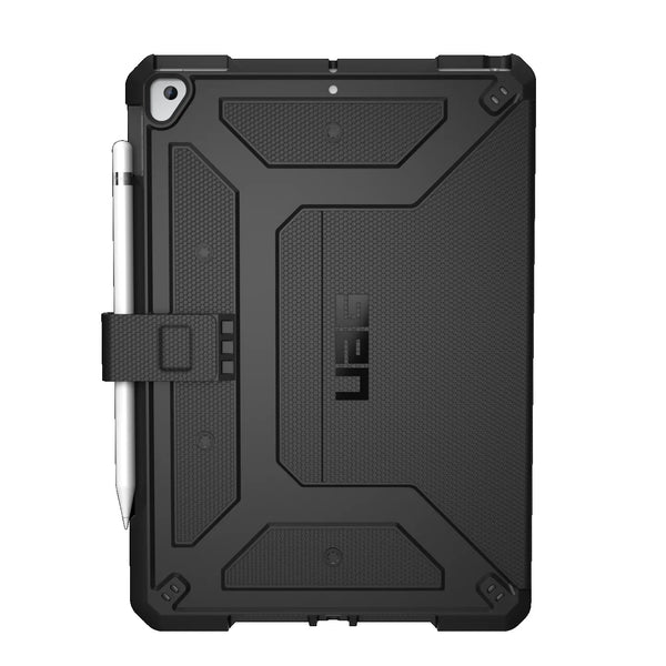 UAG Metropolis Apple iPad (10.2") (9th/8th/7th Gen) Folio Case - Black(121916114040) DROP+ Military Standard Adjustable stand Pencil holder