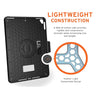 UAG Scout Apple iPad (10.2") (9th/8th/7th Gen) Handstrap Rugged Case - Black (12191H114040) DROP+ Military Standard 10 Years Warranty