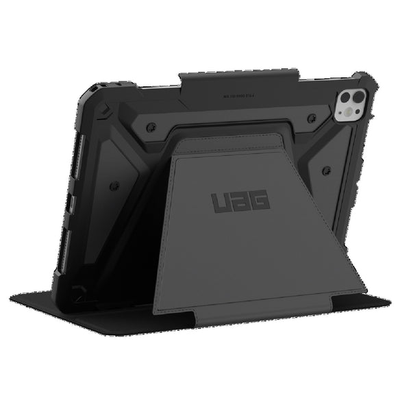 UAG Metropolis SE Apple iPad Pro M4 (11") (5th Gen) Folio Case - Black (124475114040) DROP+ Military Standard Adjustable Stand