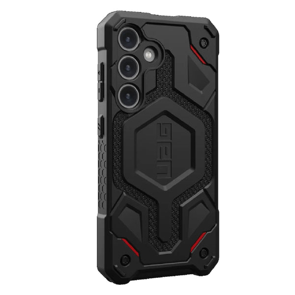 UAG Monarch Kevlar Samsung Galaxy S24 5G (6.2") Case - Black (214411113940) 20ft. Drop Protection (6M) Multiple Layers Tactical Grip Rugged