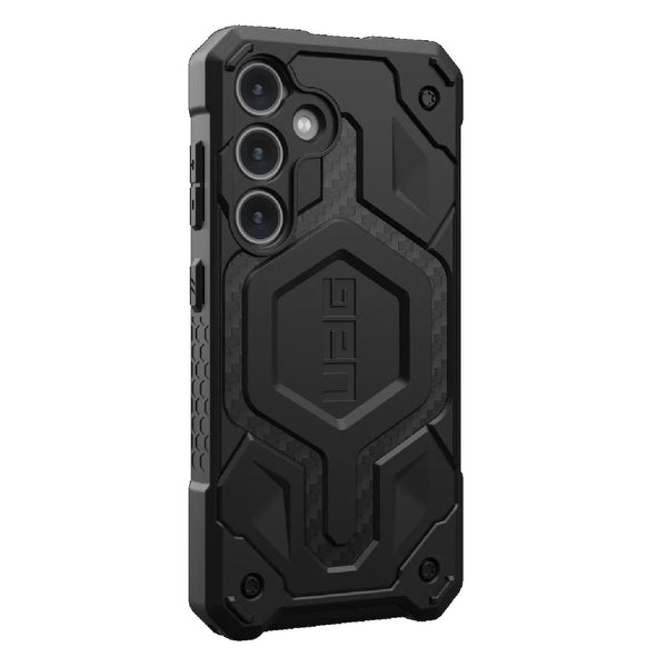 UAG Monarch Pro Magnetic Samsung Galaxy S24 5G (6.2") Rugged Case - Carbon Fiber (214412114242) 25ft. Drop Protection (7.6M) 10 Years Warranty