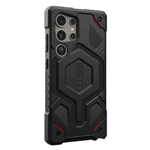 UAG Monarch Kevlar Samsung Galaxy S24 Ultra 5G (6.8") Rugged Case - Black (214415113940) 20 ft. Drop Protection(6M)Multiple Layers10 Years Warranty