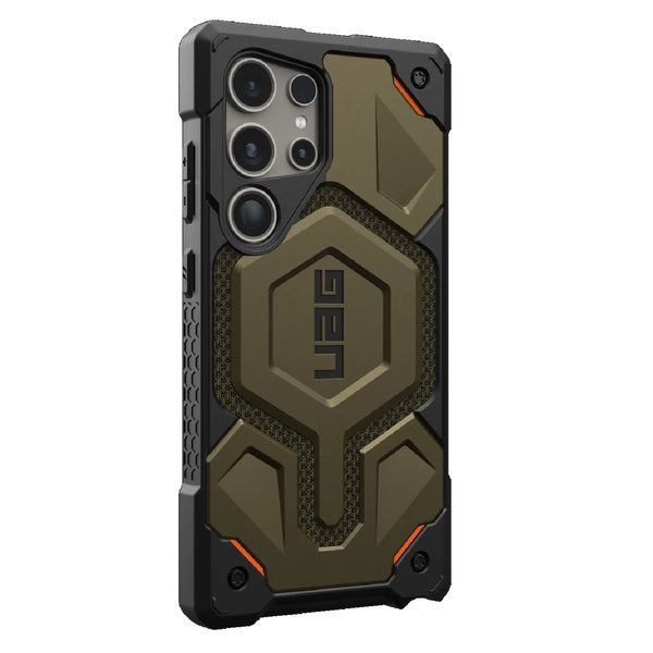 UAG Monarch Kevlar Samsung Galaxy S24 Ultra 5G (6.8") Rugged Case - Elemental Green (21441511397B)20ft. Drop Protection (6M) 10 Years Warranty