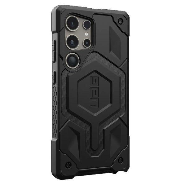 UAG Monarch Pro Magnetic Samsung Galaxy S24 Ultra 5G (6.8") Rugged Case - Carbon Fiber (214416114242) 10 Years Warranty