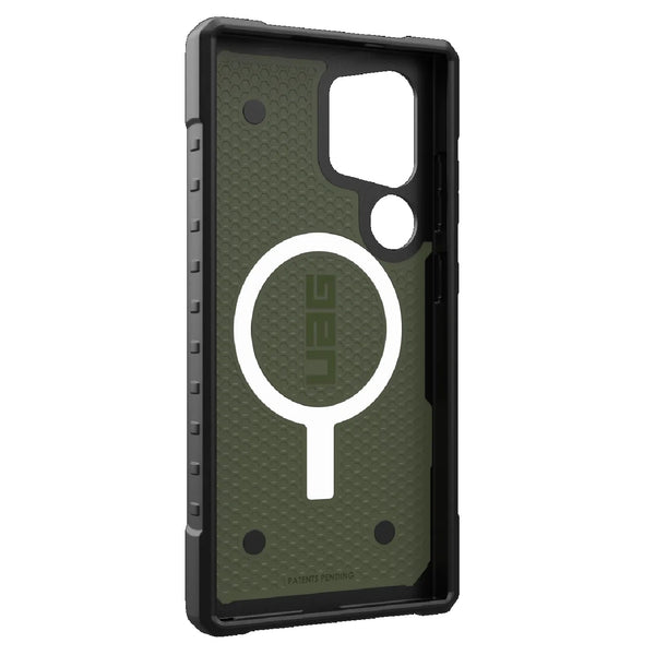 UAG Pathfinder Pro Magnetic Samsung Galaxy S24 Ultra 5G (6.8") Case - Olive Drab (214424117272) 18ft. Drop Protection (5.4M) Raised Screen Surround