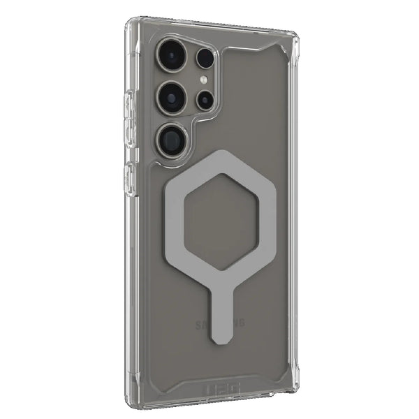 UAG Plyo Pro Magnetic Samsung Galaxy S24 Ultra 5G (6.8") Case - Ice/Silver (214431114333)16ft. Drop Protection (4.8M)Armored ShellAir-Soft Corners