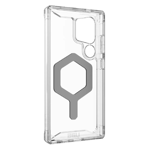 UAG Plyo Pro Magnetic Samsung Galaxy S24 Ultra 5G (6.8") Case - Ice/Silver (214431114333)16ft. Drop Protection (4.8M)Armored ShellAir-Soft Corners