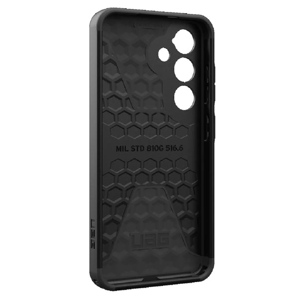 UAG Civilian Samsung Galaxy S24 5G (6.2") Case - Black (214437114040) 20ft. Drop Protection (6M) Armored Shell Raised Screen Surround Rugged