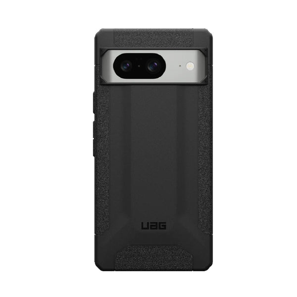 UAG Scout Google Pixel 8 (6.2") Case - Black (614318114040) DROP+ Military Standard Raised Screen Surround Armored Shell Tactical Grip