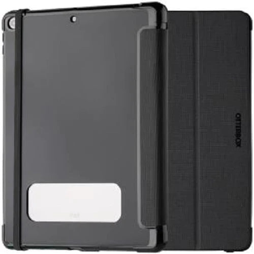 OtterBox React Folio Apple iPad (10.2′) (8th 9th Gen) Case Black – (77-92194), Military Standard Drop Tested, Raised Edges, Apple Pencil Storage