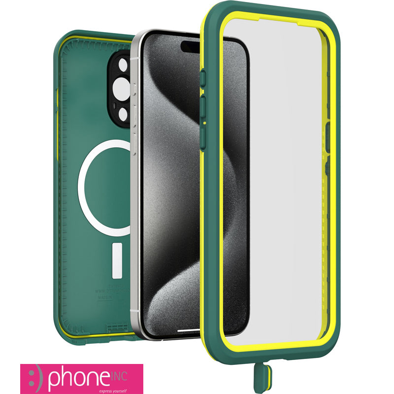 OtterBox Fre MagSafe Apple iPhone 15 Pro Max (6.7") Case Pine (Green) 2M WaterProof