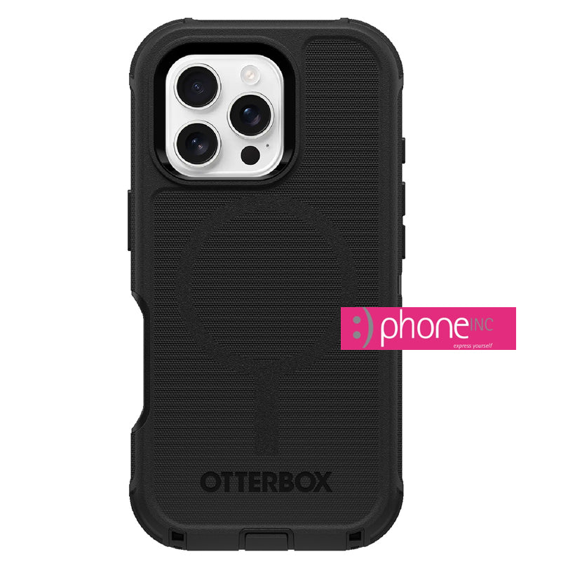OtterBox Defender MagSafe Case - For iPhone 16 Pro Max (6.9")- Black