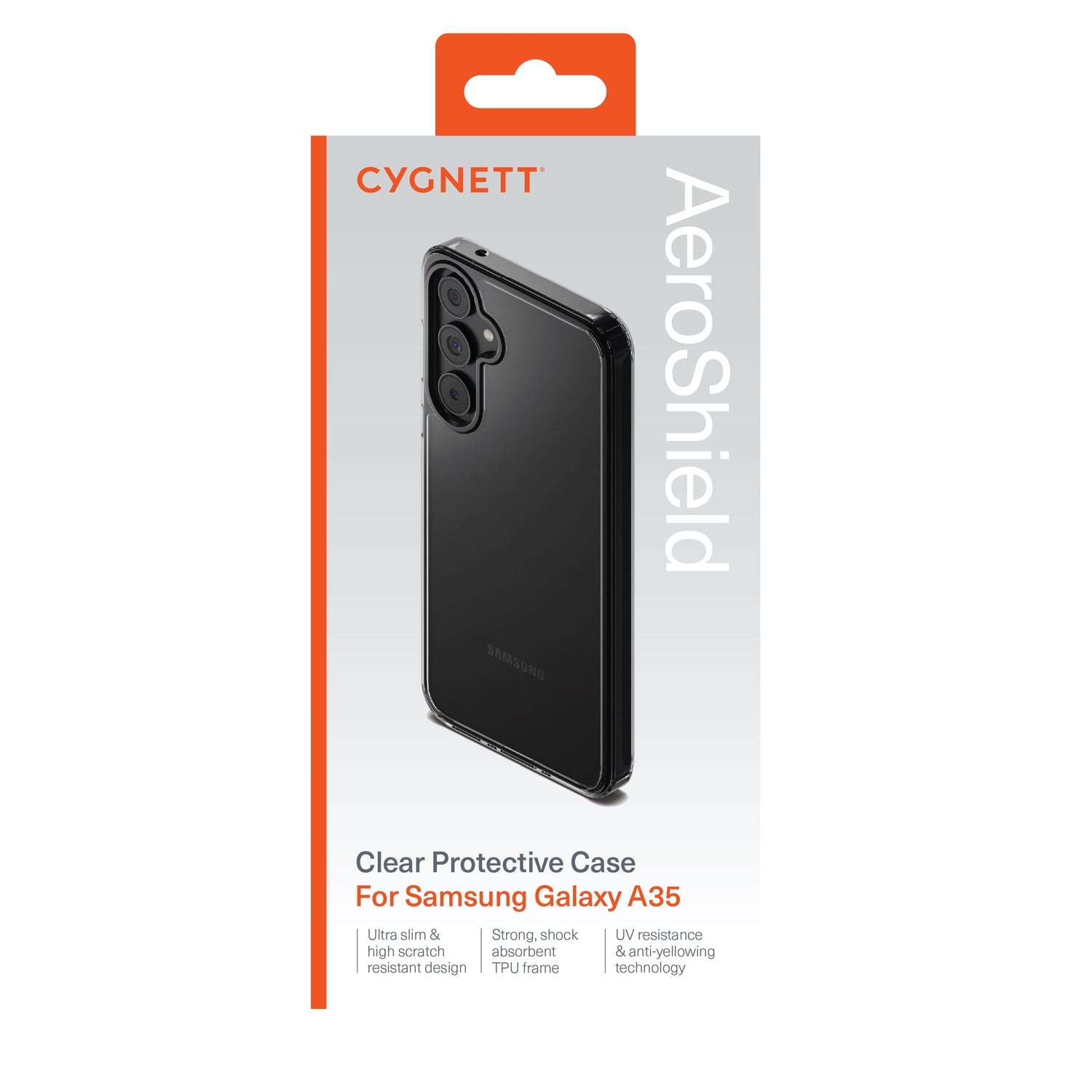 Cygnett AeroShield Samsung Galaxy A55 5G (6.6") Clear Protective Case -CLEAR