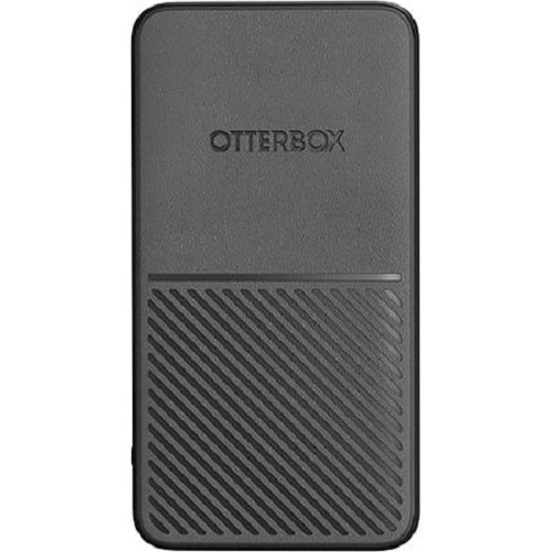 OtterBox 5K mAh Power Bank - Dark Grey (78-80641) Dual Port USB-C (12W) & USB-A (12W) Includes USB-C Cable (15CM) Durable Perfect for Travel