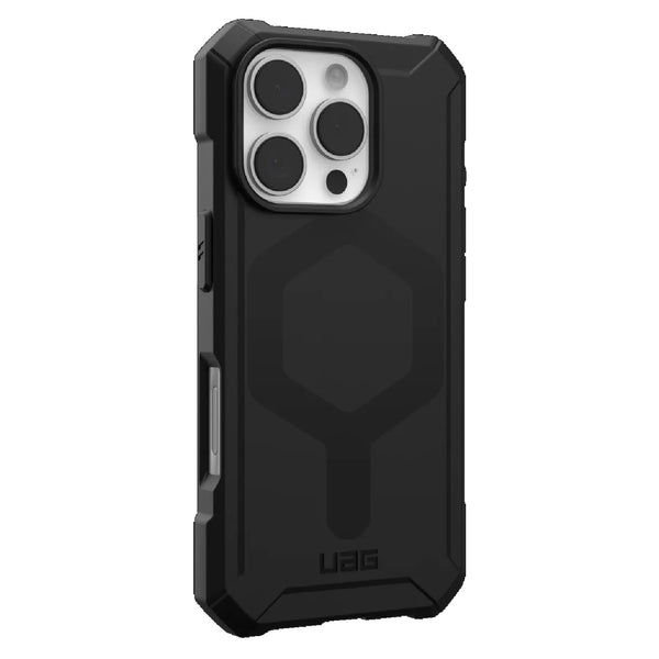 UAG Essential Armor MagSafe Apple iPhone 16 Pro (6.3") Rugged Case - Black (114448114040) 15ft. Drop Protection(4.6M) 10 Years Warranty