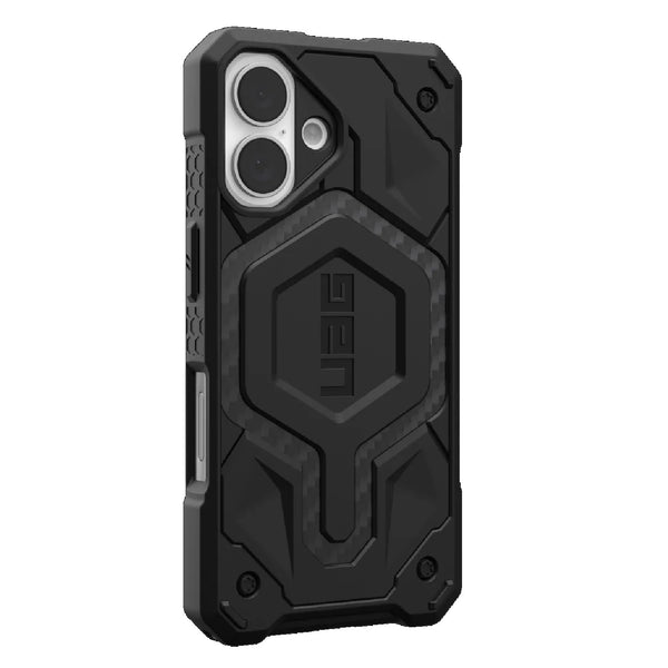 UAG Monarch Pro Apple iPhone 16 (6.1") Rugged Case - Carbon Fiber (114458114242) 25ft. Drop Protection (7.6M) 10 Years Warranty