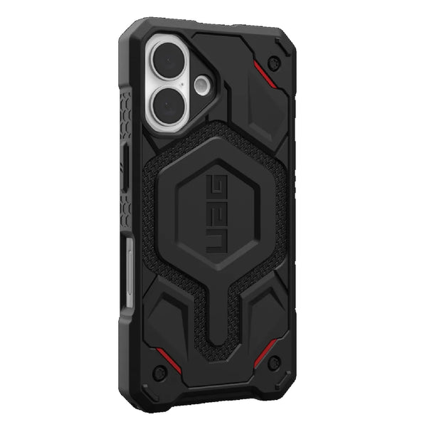 UAG Monarch Pro Kevlar Apple iPhone 16 (6.1") Rugged Case - Kevlar Black(114458113940)25ft. Drop Protection (7.6M) 10 Years Warranty