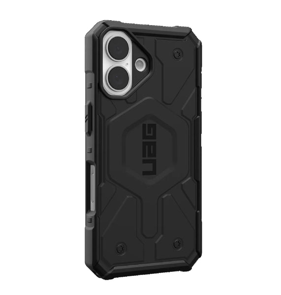 UAG Pathfinder MagSafe Apple iPhone 16 (6.1") Rugged Case - Black (114470114040) 18ft Drop Protection (5.4M) Tactical Grip 10 Years Warranty