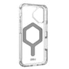 UAG Plyo MagSafe Apple iPhone 16 (6.1") Rugged Case - Ice/Silver (114482114333)16ft. Drop Protection (4.8M) Armored Shell 10 Years Warranty