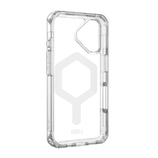 UAG Plyo MagSafe Apple iPhone 16 (6.1") Rugged Case - Ice/White (114482114341) 16ft. Drop Protection (4.8M) Armored Shell 10 Years Warranty