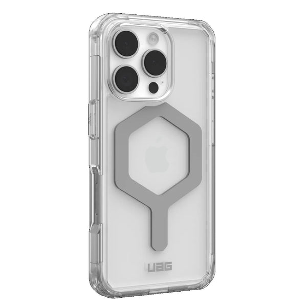 UAG Plyo MagSafe Apple iPhone 16 Pro Max (6.9") Rugged Case - Ice/Silver (114481114333) 16ft. Drop Protection (4.8M) Armored Shell10 Years Warranty