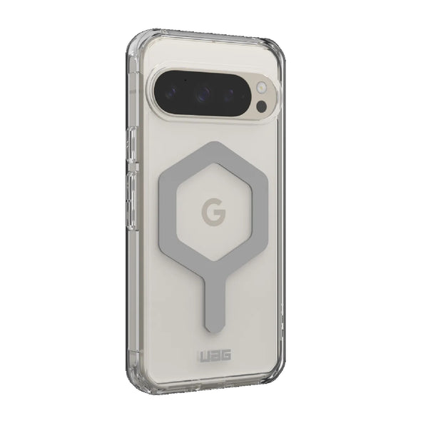 UAG Plyo Pro Google Pixel 9 Pro (6.3") Rugged Case - Ice/Silver (614458114333) 16 ft.Drop Protection(4.8M)Built-In Magnetic Module10 Years Warranty