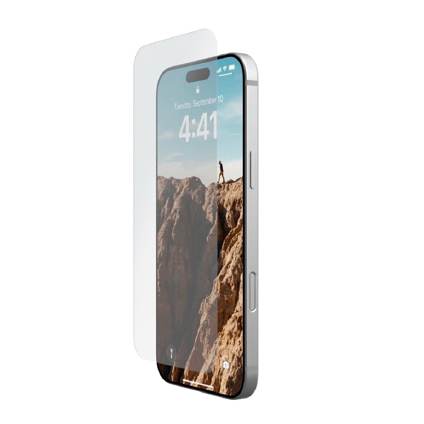 UAG Shield Apple iPhone 16 Pro (6.3") Tempered Glass Screen Protector - Clear -AntimicrobialScratch Resistant