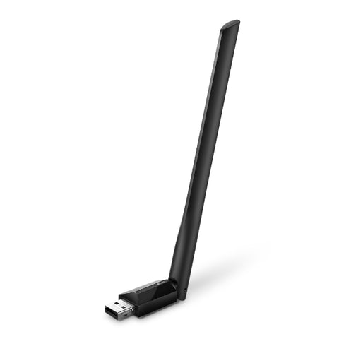 TP-Link Archer T2U Plus AC600 High Gain Wi-Fi Dual Band USB Adapter433Mbps at 5GHz + 200Mbps at 2.4GHz USB 2.0 1 high gain antenna