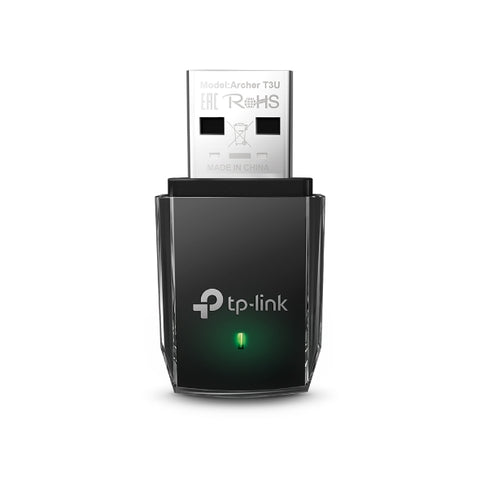 TP-Link Archer T3U AC1300 Mini Wireless MU-MIMO USB Adapter，Mini Size 867Mbps at 5GHz + 400Mbps at 2.4GHz USB 3.0