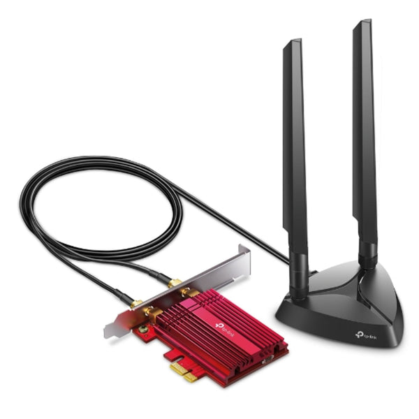 TP-Link Archer TXE75E AXE5400 Wi-Fi 6E Bluetooth 5.2 PCIe Adapter.2402 Mbps @ 6GH2402 Mbps @ 5 GHz.574 Mbps @2.4 GHz