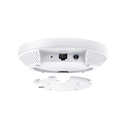 TP-Link EAP650 Omada AX3000 Ceiling Mount WiFi 6 Access Point 574 Mbps 2.4 GHz/2402 Mbps 5 GHz Gigabit Ethernet (RJ-45) Port